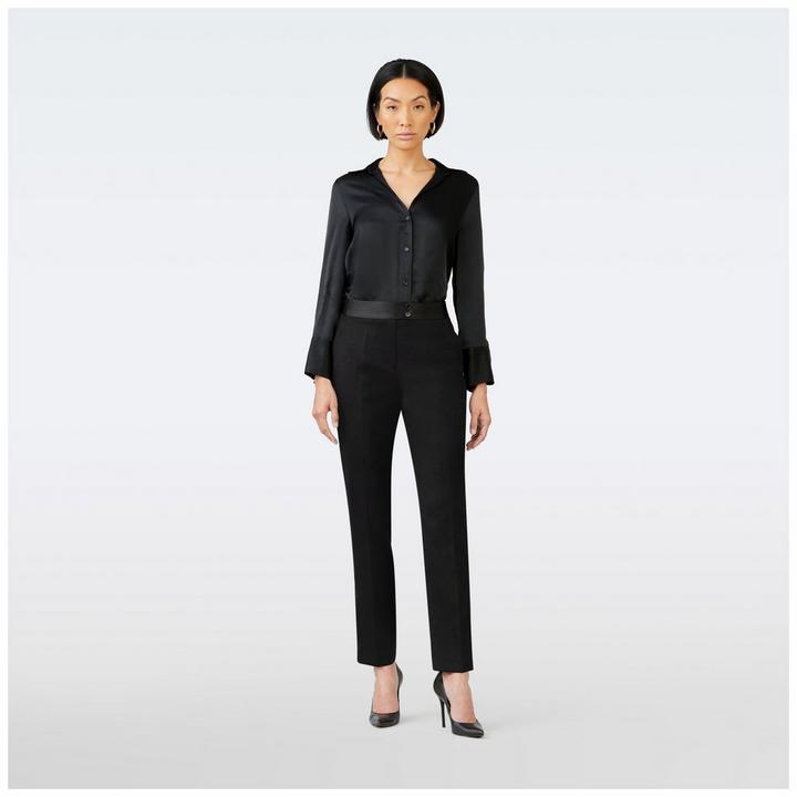 black-solid-design-hardford-pants-women