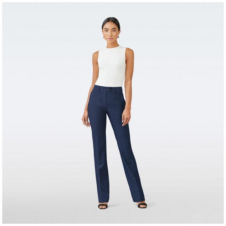 blue-solid-design-milano-pants-women
