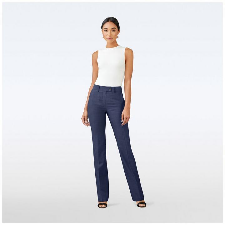 blue-solid-design-pants-women-2
