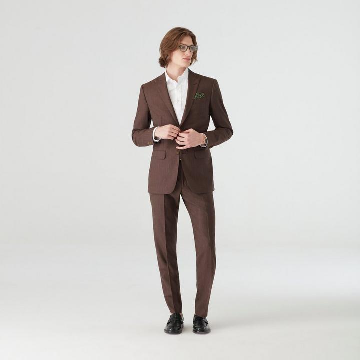brown-solid-design-blazer