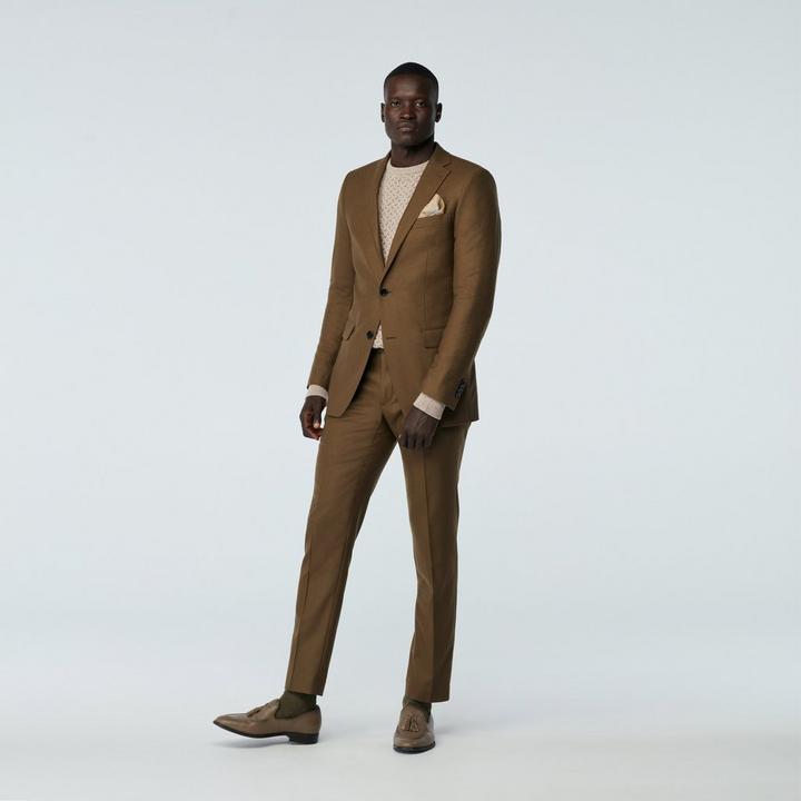 brown-solid-design-monza-blazer
