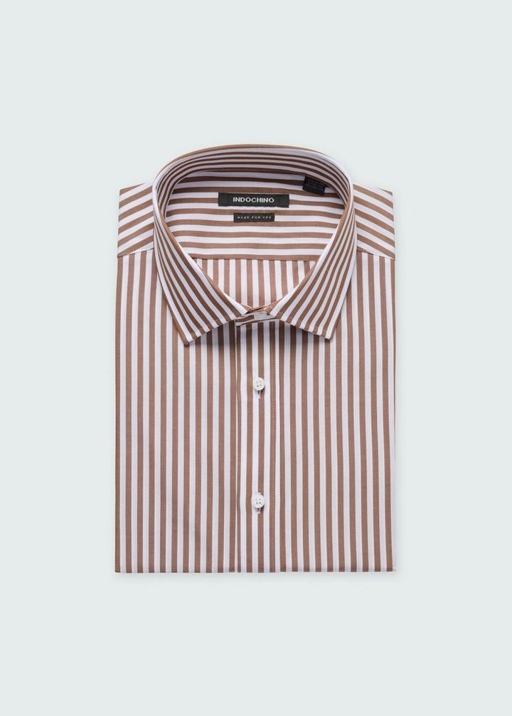 brown-striped-design-shirt