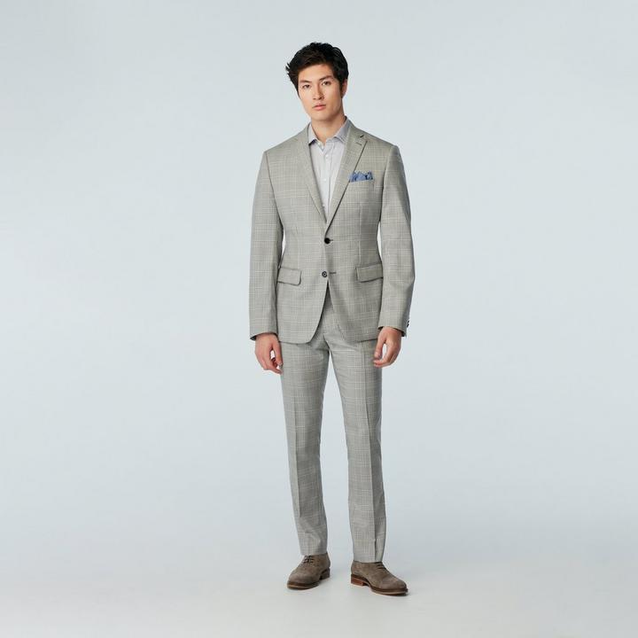 gray-checked-design-suit