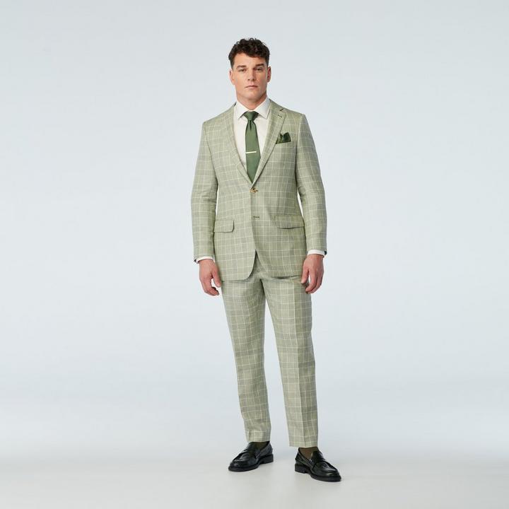 green-plaid-design-outwell-suit