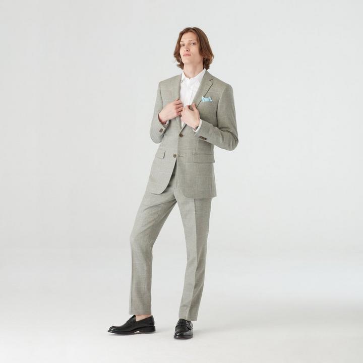 green-plaid-design-suit