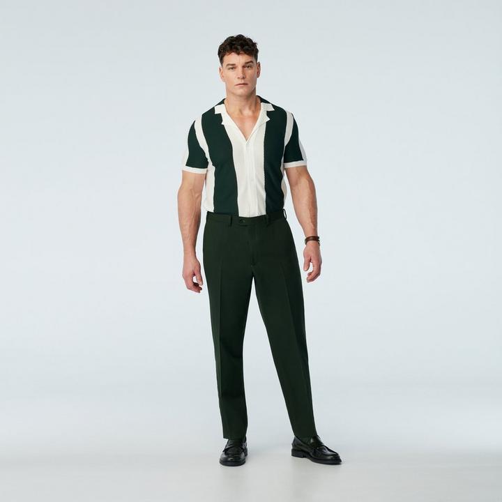 green-solid-design-stapleford-pants