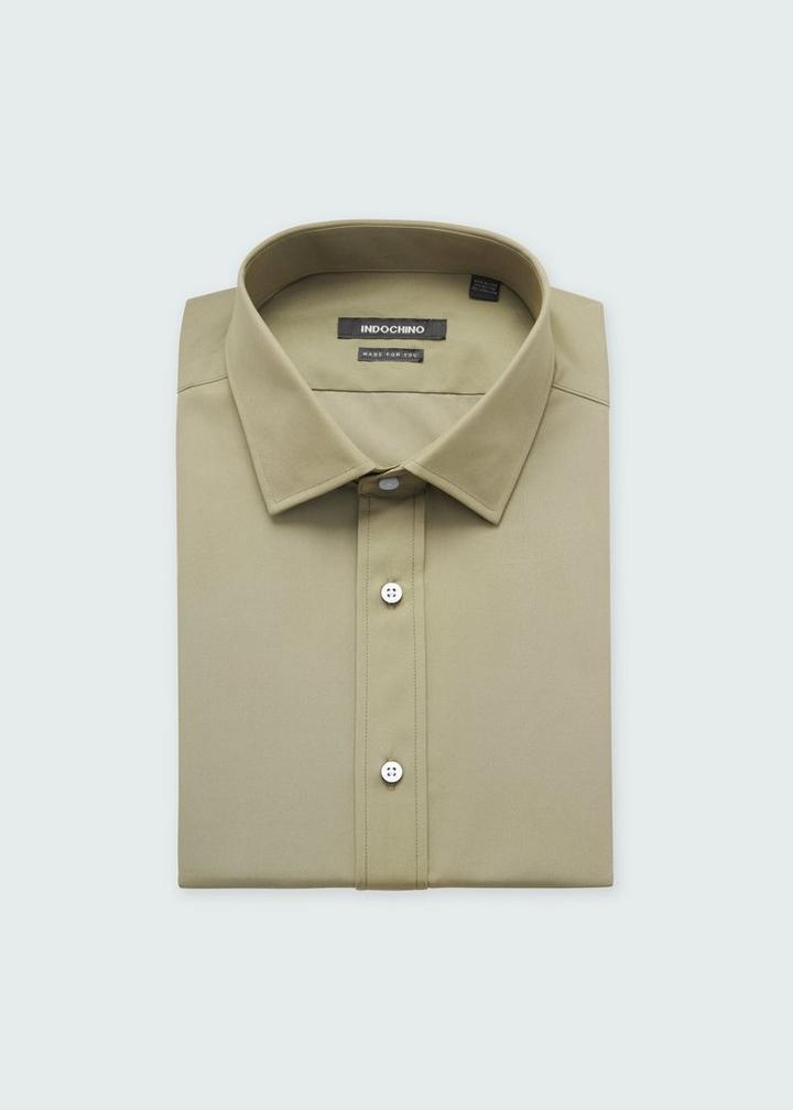 olive-solid-design-shirt-1